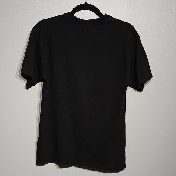 Vintage 90s Black Star Wars Christmas Darth Vader T Shirt (Men's Size Medium) - Picture 4 of 4